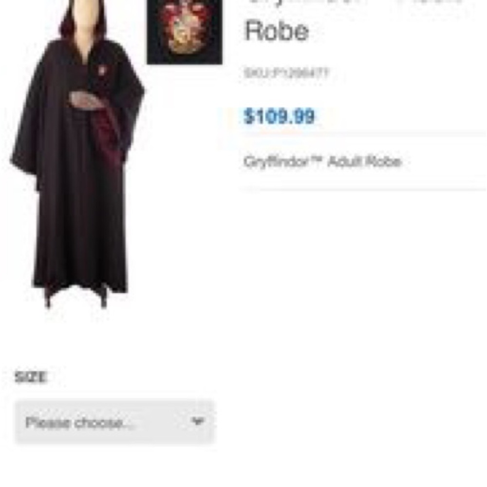 COPY - Gryffindor Robe - Picture 3 of 4